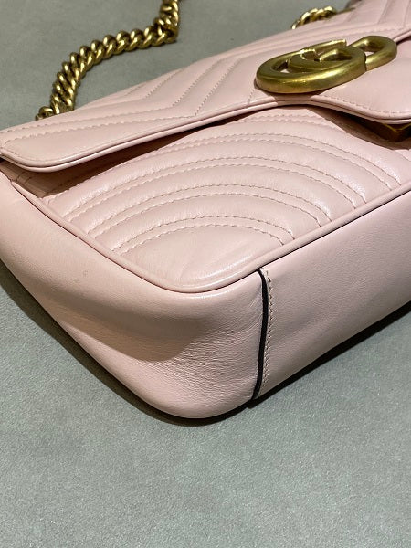 Gucci Pink GG Marmont Medium Bag