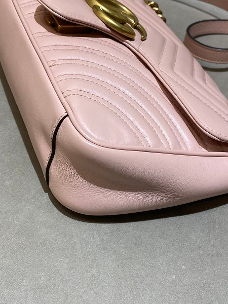 Gucci Pink GG Marmont Medium Bag