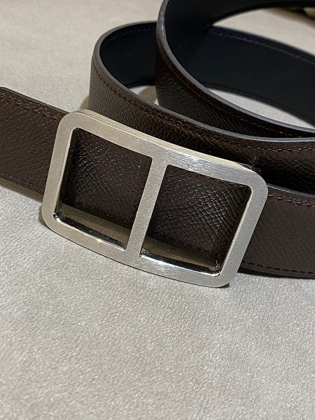 Hermes Bicolor Reversible Men Belt