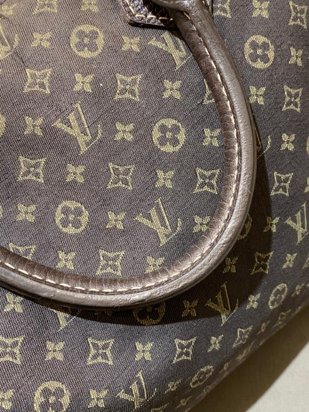 Louis Vuitton Brown Monogram Linen Speedy 30 Bag