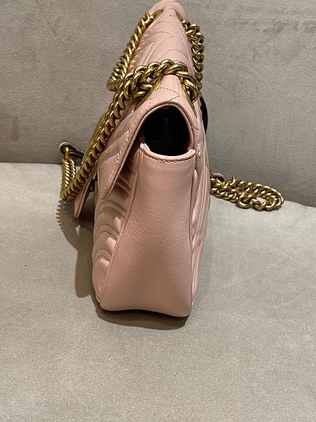 Gucci Pink GG Marmont Medium Bag