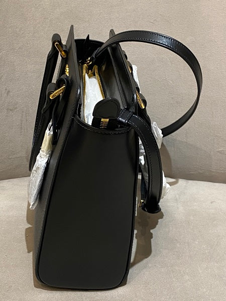 Prada Black Top Handle Tote Bag