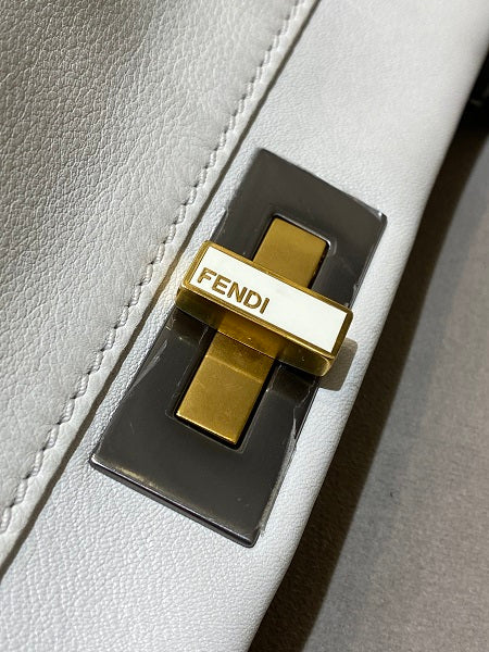 Fendi Cream Peekaboo Bag