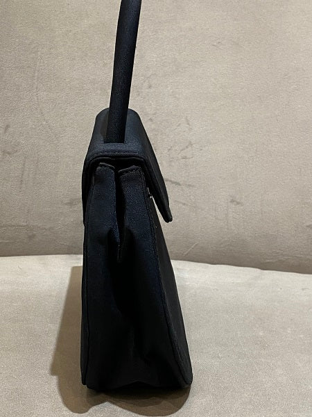 Prada Black Nylon Top Handle Bag