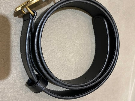 Gucci Black GG Belt 34