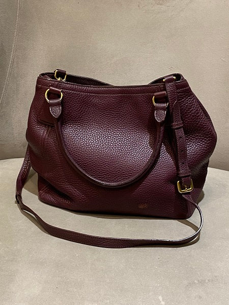 Prada Burgundy Vitello Daino Bag