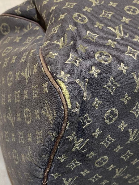 Louis Vuitton Brown Monogram Linen Speedy 30 Bag