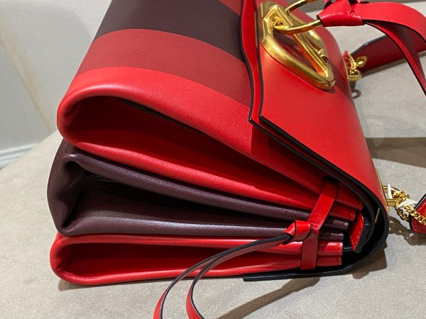 Valentino Red V Ring Shoulder Bag