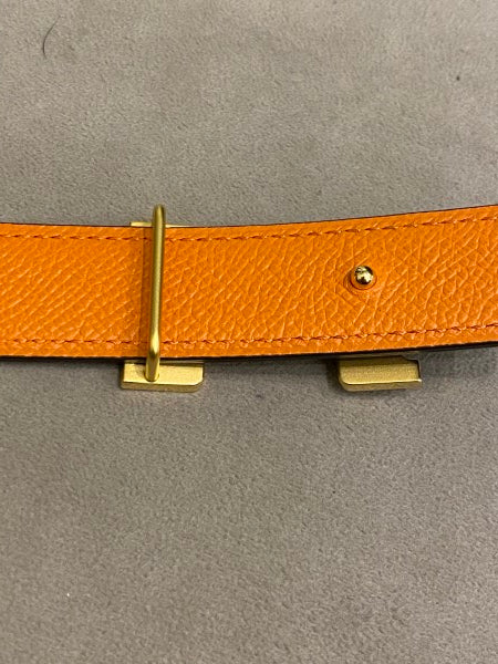 Hermes Bicolor H Buckle Reversible Belt