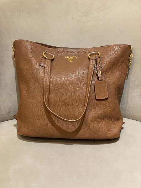 Prada Camel Vitello Daino Bag