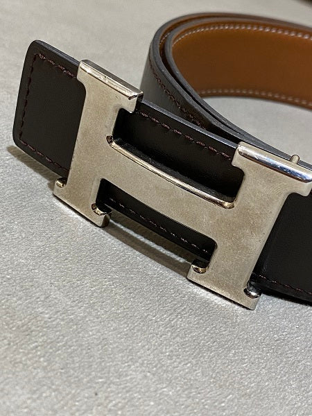 Hermes Bicolor Reversible Men Belt