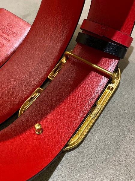 Valentino Bicolor Reversible Belt 34