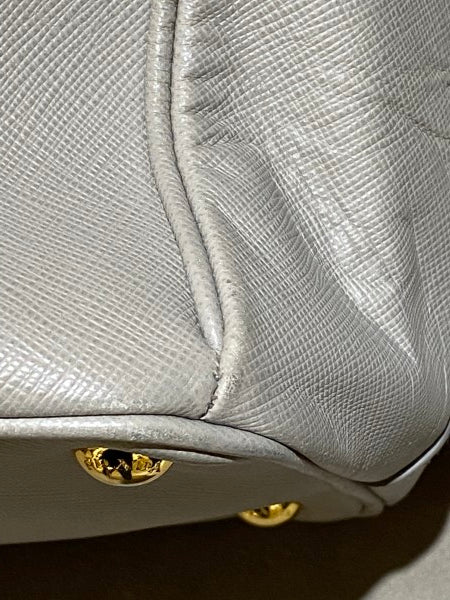 Prada Grey Galleria Large Tote Bag