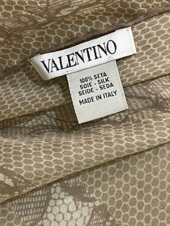 Valentino Beige Square Scarf