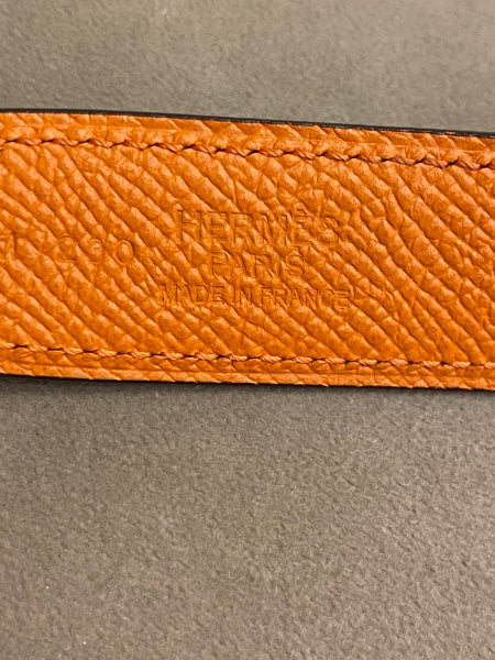 Hermes Bicolor H Buckle Reversible Belt