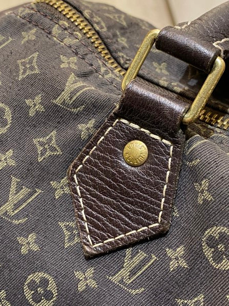 Louis Vuitton Brown Monogram Linen Speedy 30 Bag