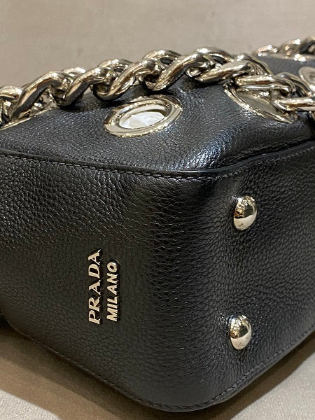 Prada Black Art Holes Bag