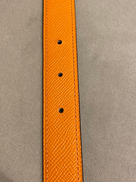 Hermes Bicolor H Buckle Reversible Belt