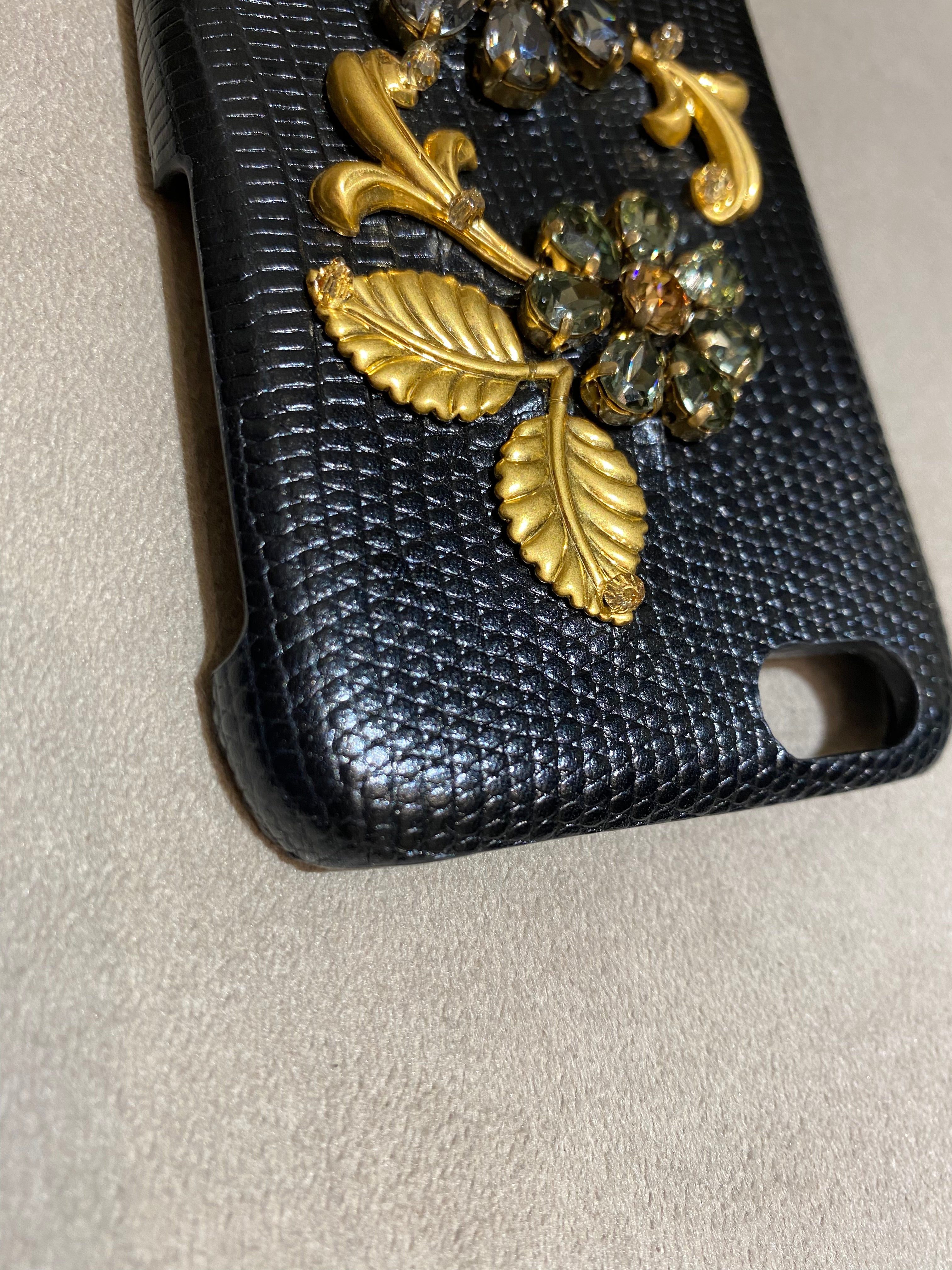 Dolce & Gabbana Embellished Mobile Cover