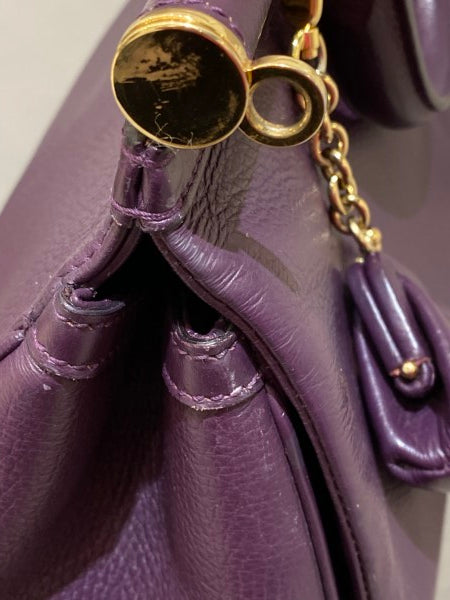 Dolce & Gabbana Purple Sicily Large Bag