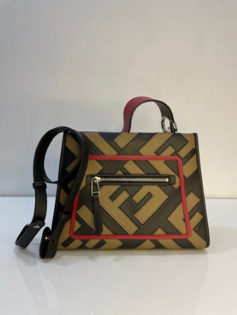 Fendi Tricolor Runway Shoulder Bag