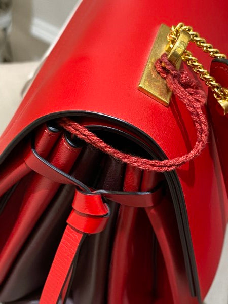 Valentino Red V Ring Shoulder Bag