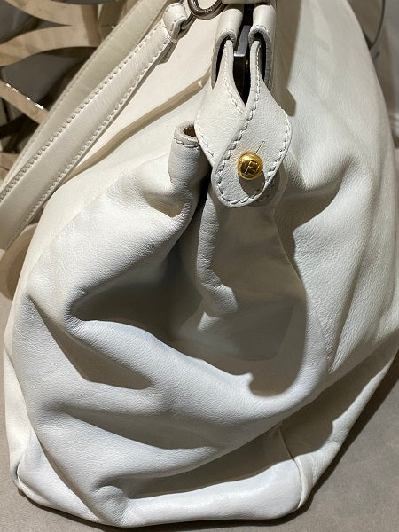 Fendi Cream Peekaboo Bag