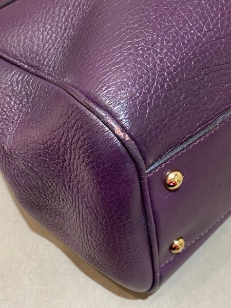 Dolce & Gabbana Purple Sicily Large Bag