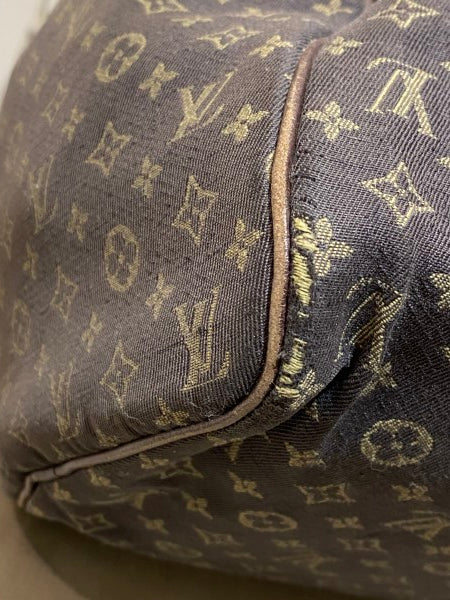 Louis Vuitton Brown Monogram Linen Speedy 30 Bag