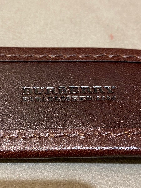 Burberry Brown House Check Belt 40