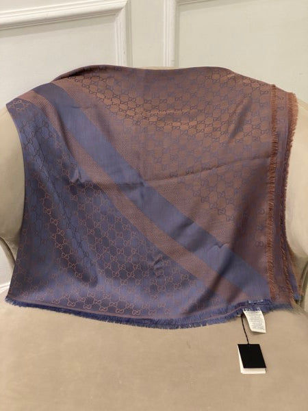 Gucci Bicolor GG Square Shawl