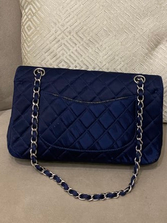 Chanel Navy Blue Classic Double Flap Small Bag