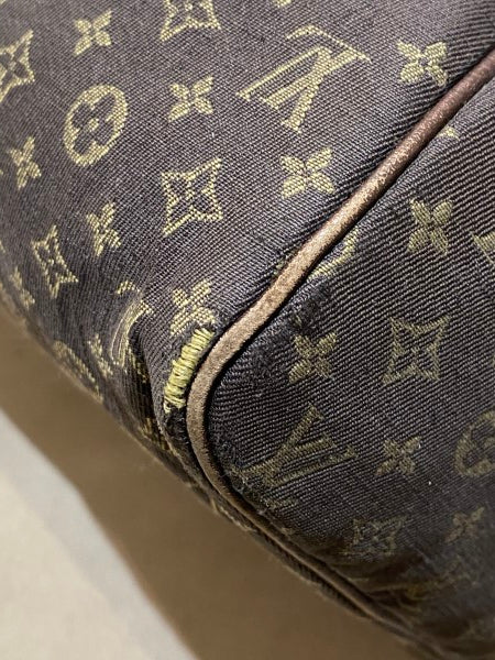 Louis Vuitton Brown Monogram Linen Speedy 30 Bag