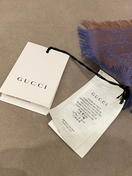 Gucci Bicolor GG Square Shawl