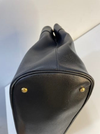 Gucci Black Horsebit Top Handle Bag