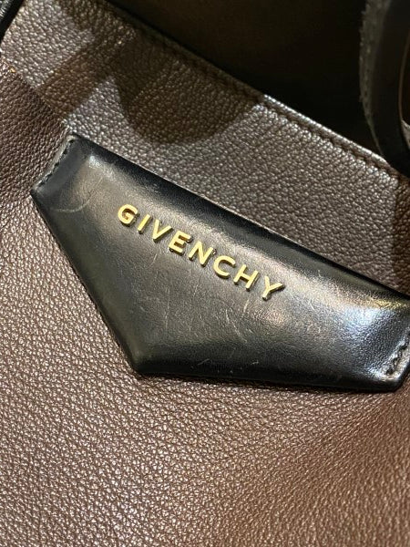 Givenchy Brown Antigona Shopping Shoulder Bag