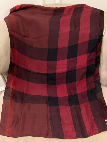 Burberry Bicolor Haymarket Rectangle Scarf