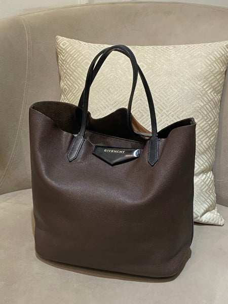 Givenchy Brown Antigona Shopping Shoulder Bag