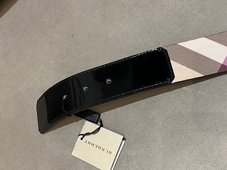 Burberry Black House Check Belt 38