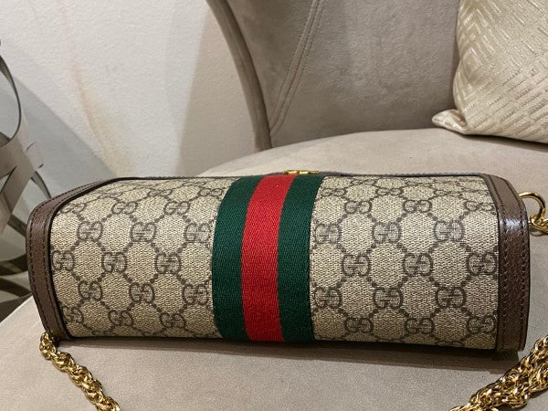 Gucci Bicolor GG Ophidia Chain Bag