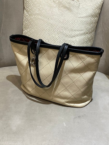 Chanel Beige Shopping Fever Bag