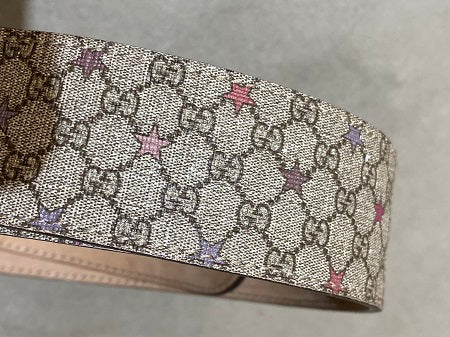 Gucci Multicolor GG Monogram Supreme Star Print Belt 38