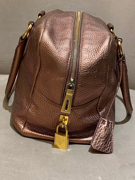 Prada Metallic Rose Tote Bag