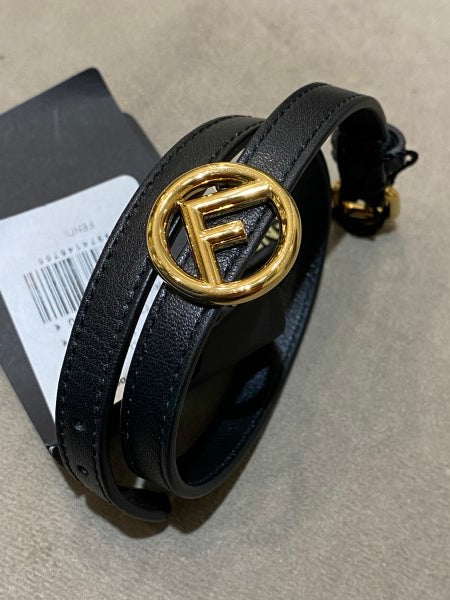 Fendi Black F is Fendi Double Wrap Bracelet