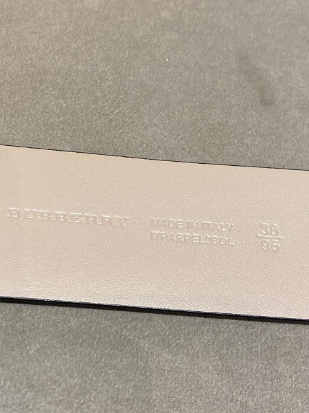 Burberry Black House Check Belt 38