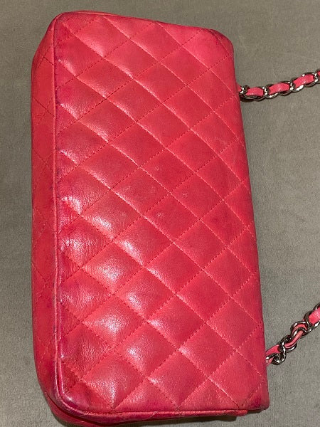 Chanel Fuchsia Classic Flap Bag