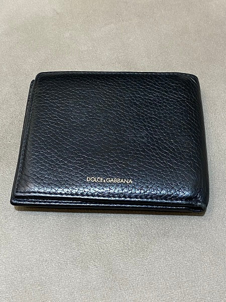 Dolce & Gabbana Black Bottalato Radio 6 CC Bifold Ltd.Ed Wallet