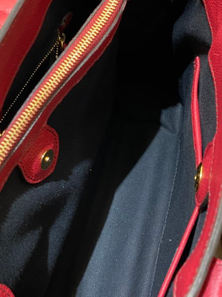 Burberry Red Banner Medium Bag