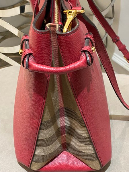 Burberry Red Banner Medium Bag