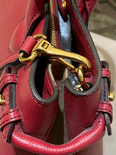 Burberry Red Banner Medium Bag